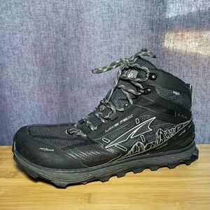 Share Altra Lone Peak 4 Hiking Boots Trekking Shoes Men's Sz 11 Black Grey EUC!